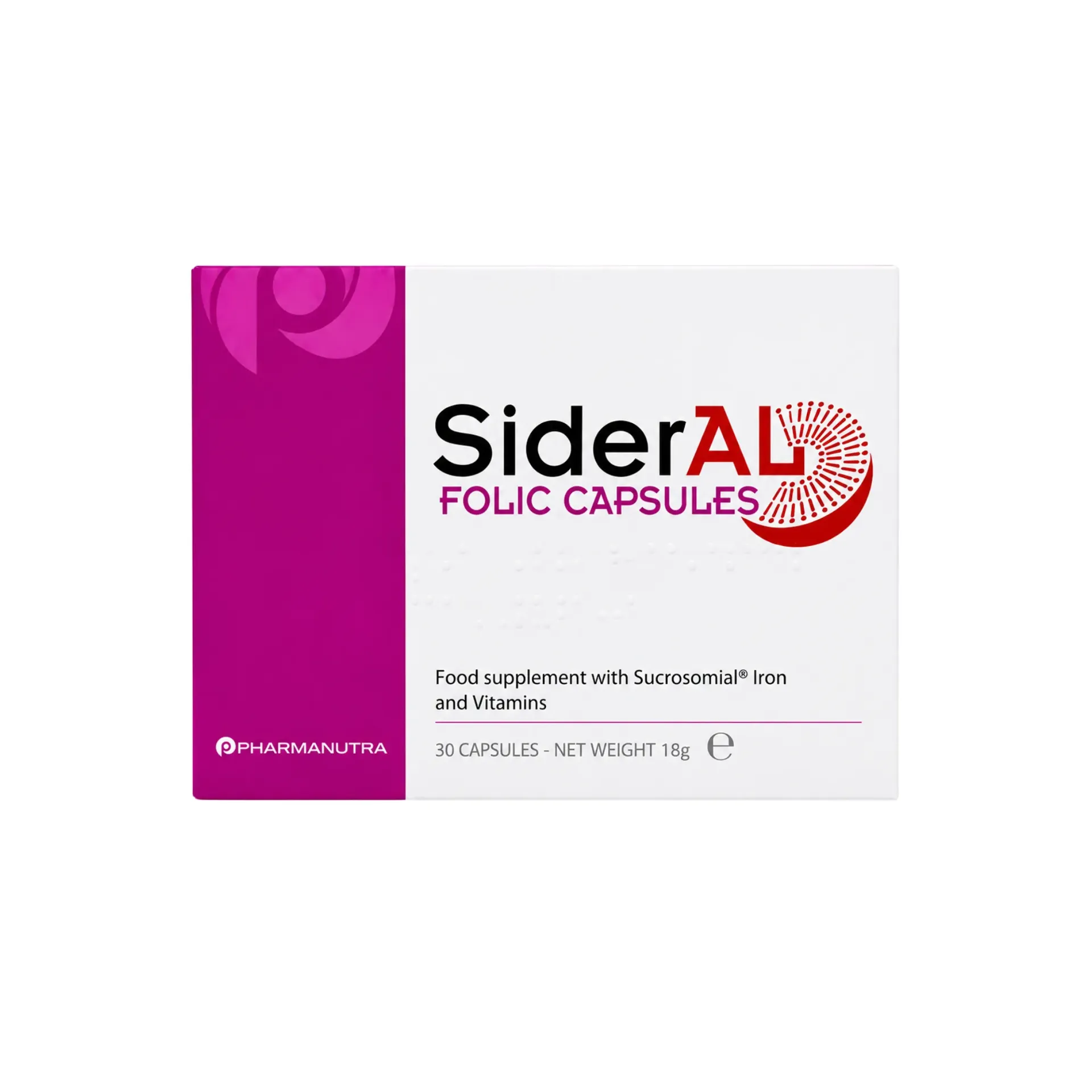 Sideral Folic 30mg Capsules (1 Box)